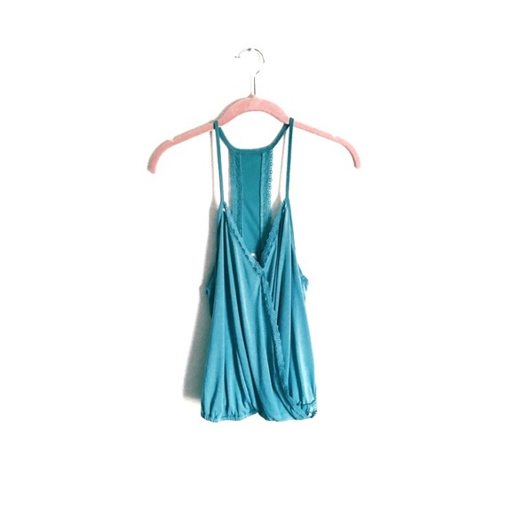 American Rag Tops - AMERICAN RAG Faux Wrap Tank Top